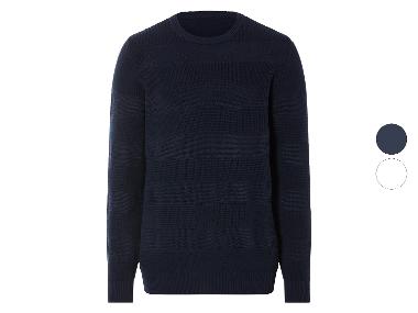 LIVERGY® Sweter dzianinowy męski z bawełny