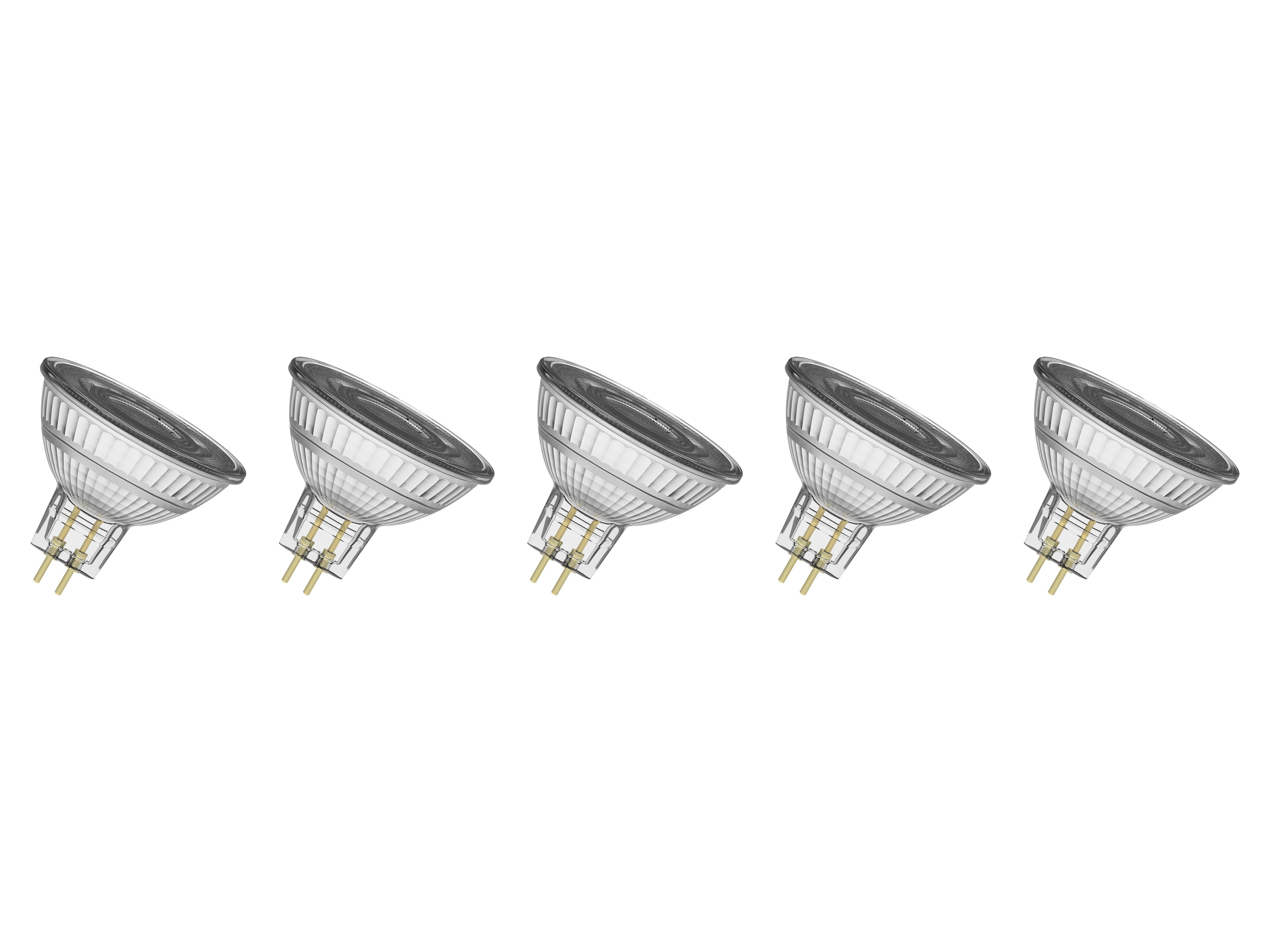 OSRAM Żarówka LED »Base Spot«, 5 sztuk. (MR16, GU5.3, przyciemniona, 2700K, Przejrzysty)