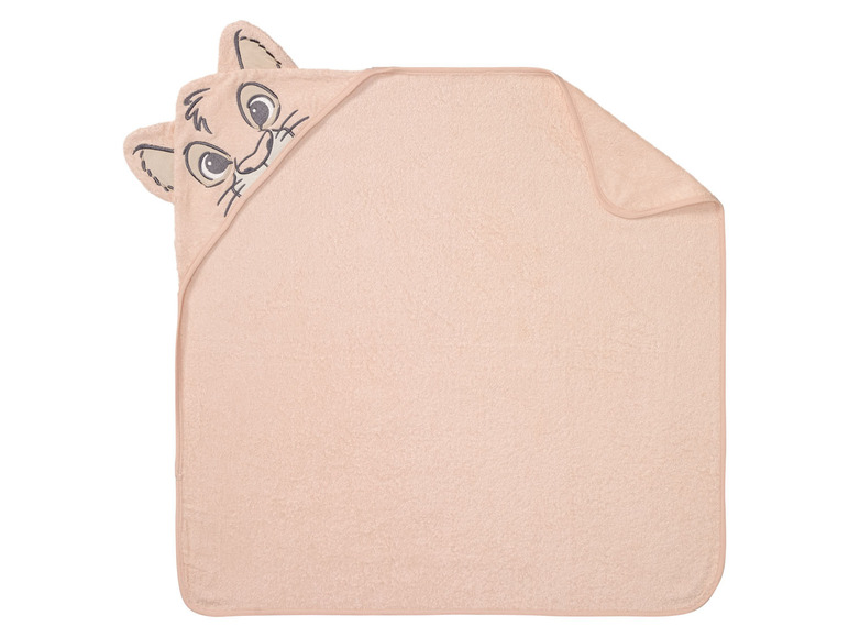 Pełny ekran: Ręcznik z kapturem dla niemowląt, 75 x 75 cm, z czystej bawełny - zdjęcie 9