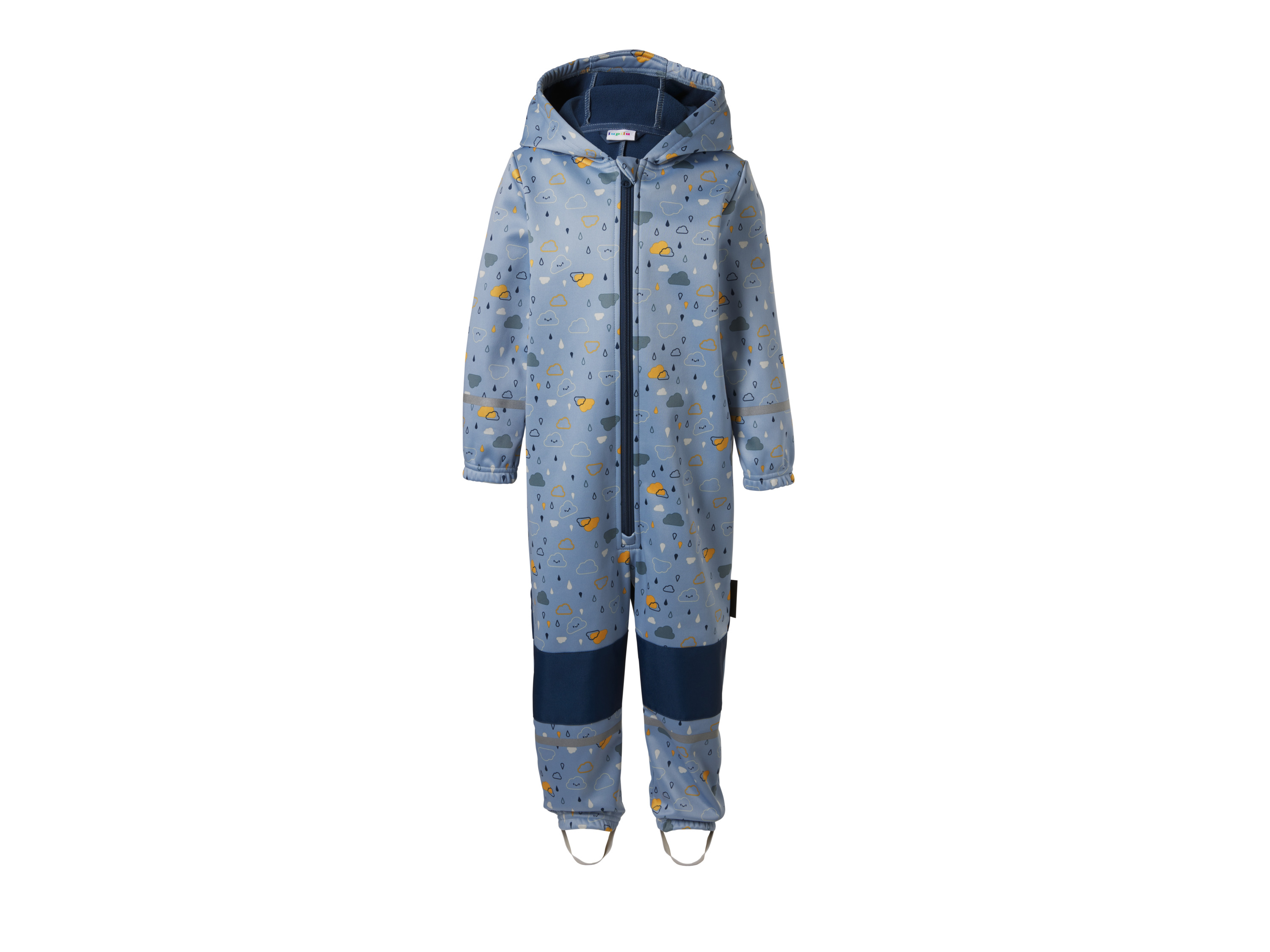 LUPILU® Kombinezon przeciwdeszczowy softshell dziecięcy (Niebieski, 110/116)
