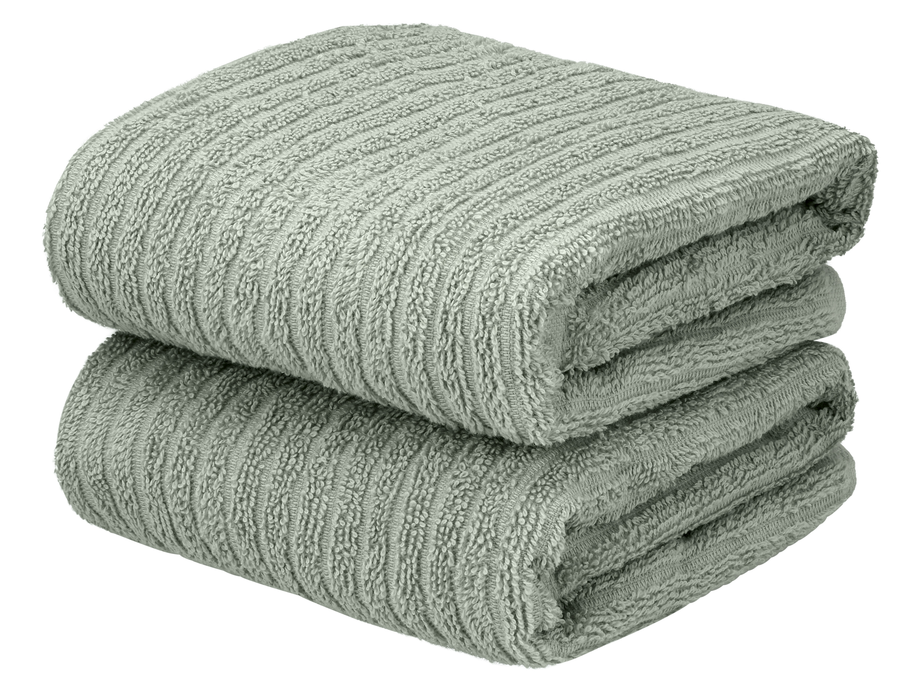 LIVARNO® Komplet 2 ręczników frotte, 50 x 100 cm (Miętowy)