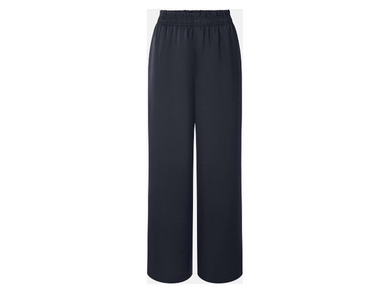 Spodnie satynowe wide leg damskie