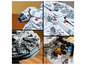 Zestaw Lego Millennium Falcon z detalami statku.