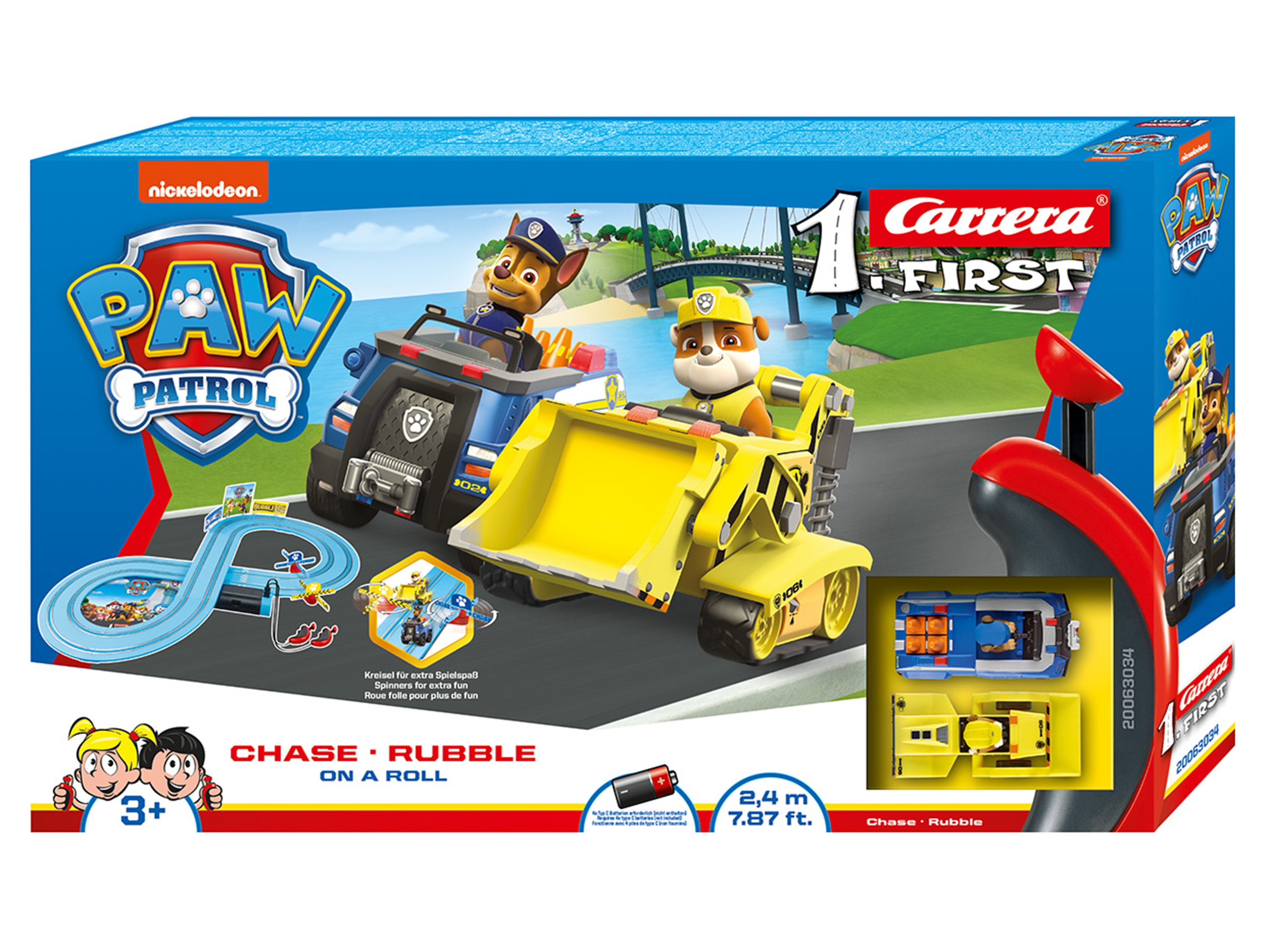 CARRERA Pierwsza Trasa Samochodowa dla Maluchów (PAW Patrol)