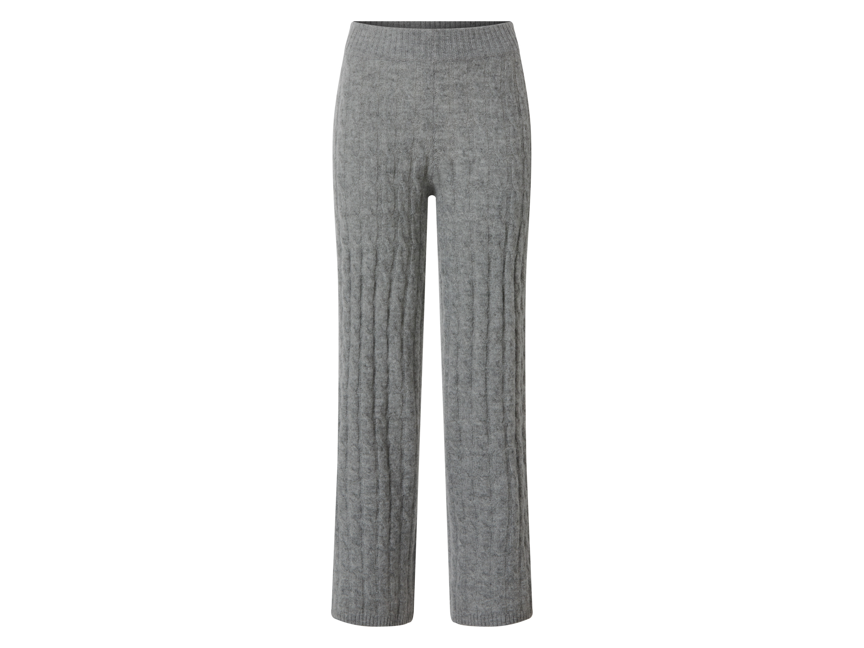 ESMARA® Spodnie dzianinowe damskie (Szary, XS (32-34))