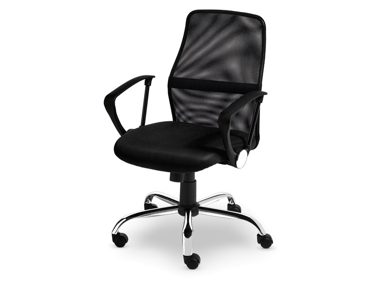 Pełny ekran: LIVARNO home Krzesło obrotowe, ergonomiczny kształt - zdjęcie 3