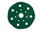 Zielony tarcza szlifiersko-cierniowa do narzędzi.