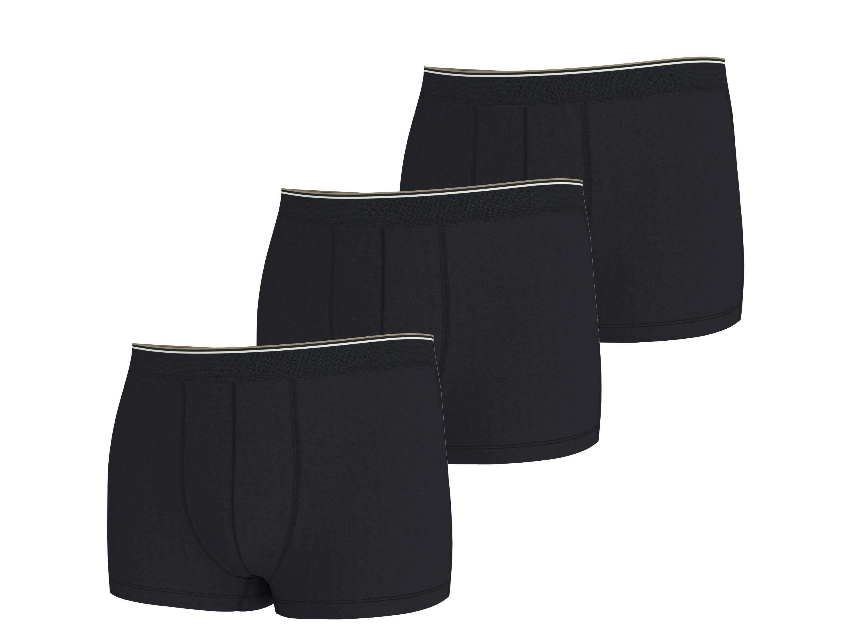 ESMARA MEN Bokserki męskie, 3 szt. (Czarny, 7/XL)