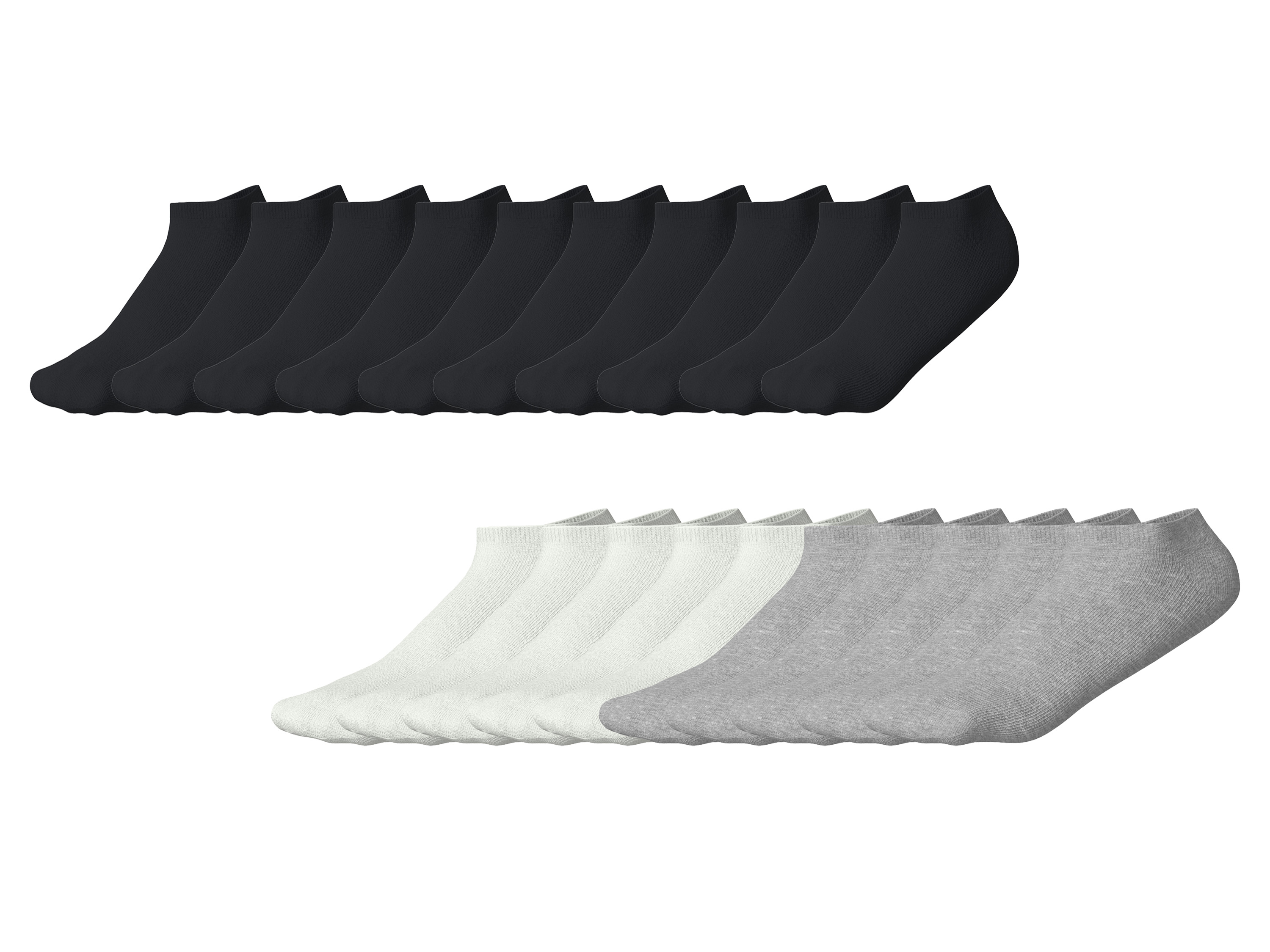 ESMARA® Skarpetki stopki damskie, 10 par