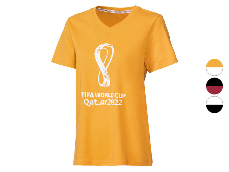 Pełny ekran: FIFA T-shirt bawełniany damski Qatar 2022 - zdjęcie 1