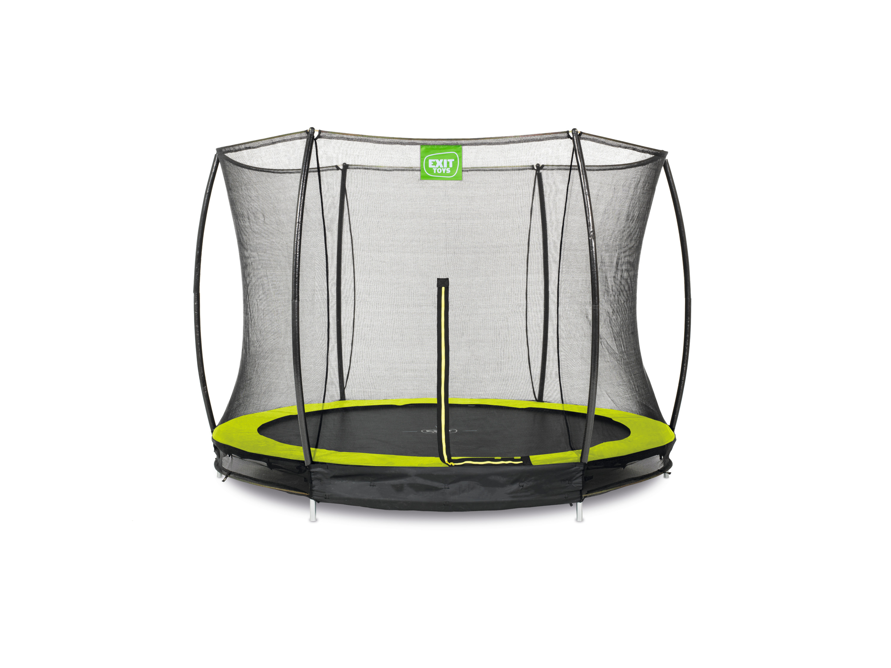 EXIT TOYS Trampolina ziemna Silhouette z siatką ochronną (ø 305 cm)