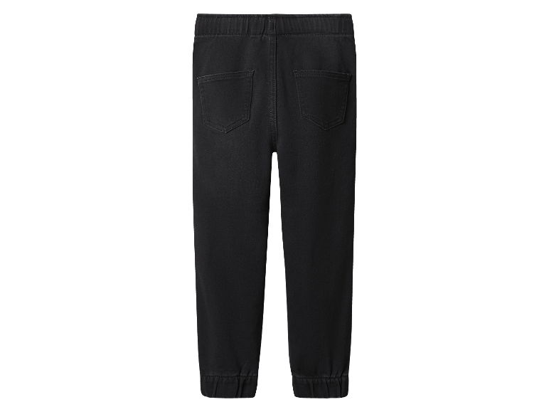 Joggery jeansowe dziecięce z bawełną