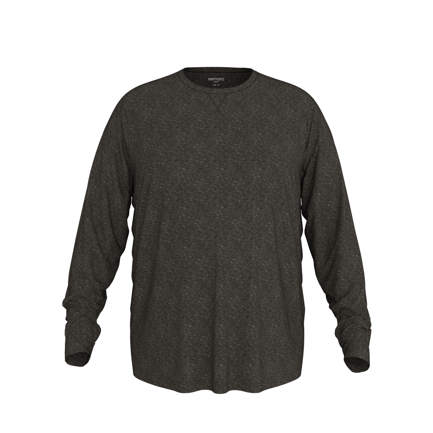 ESMARA MEN Koszulka termiczna z długim rękawem męska (Brązowy, 4XL (68/70))