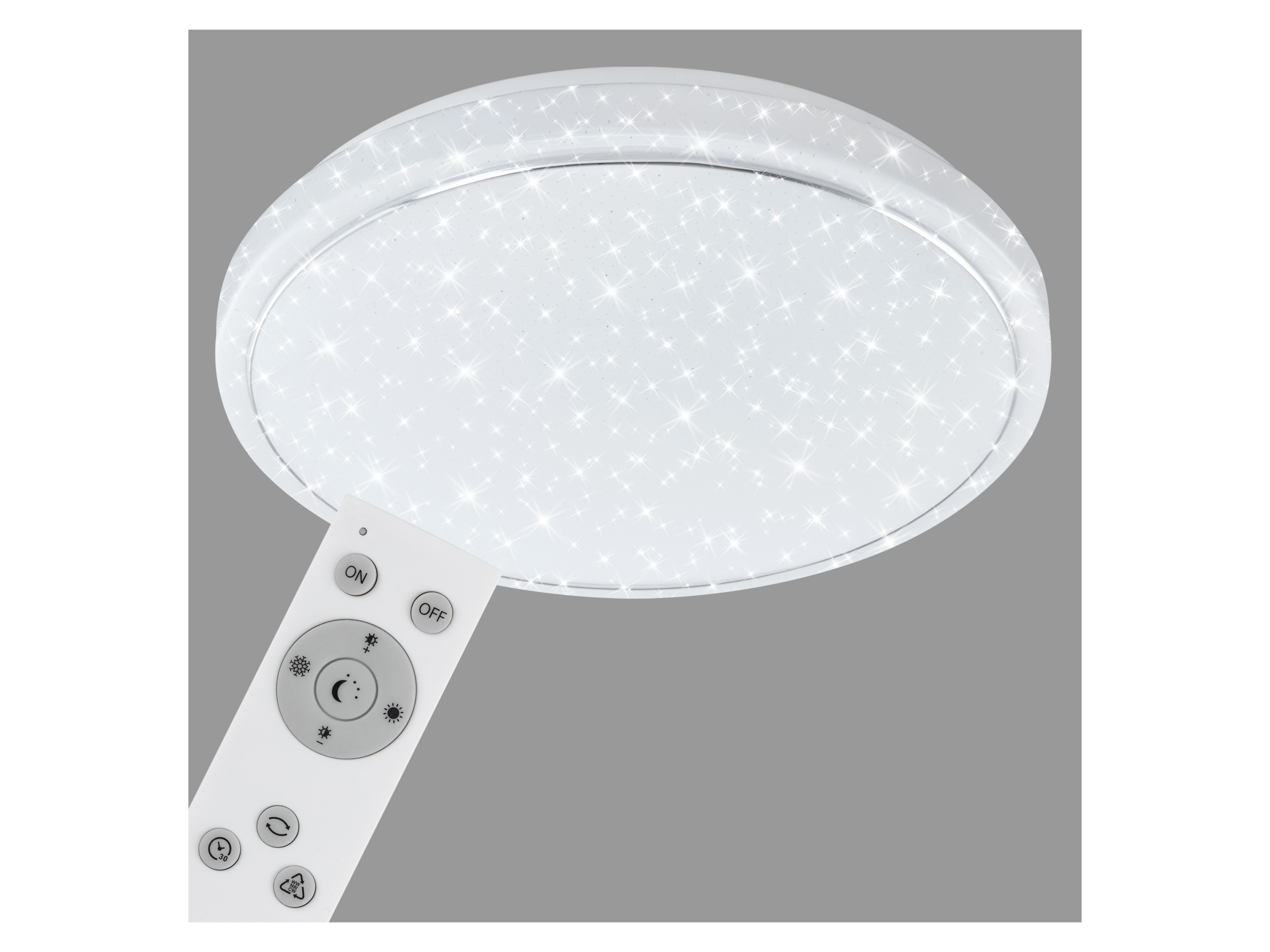 BRILONER CCT LED lampy sufitowe gwiaździste niebo (Pierścień dekoracyjny o średnicy 56 cm)