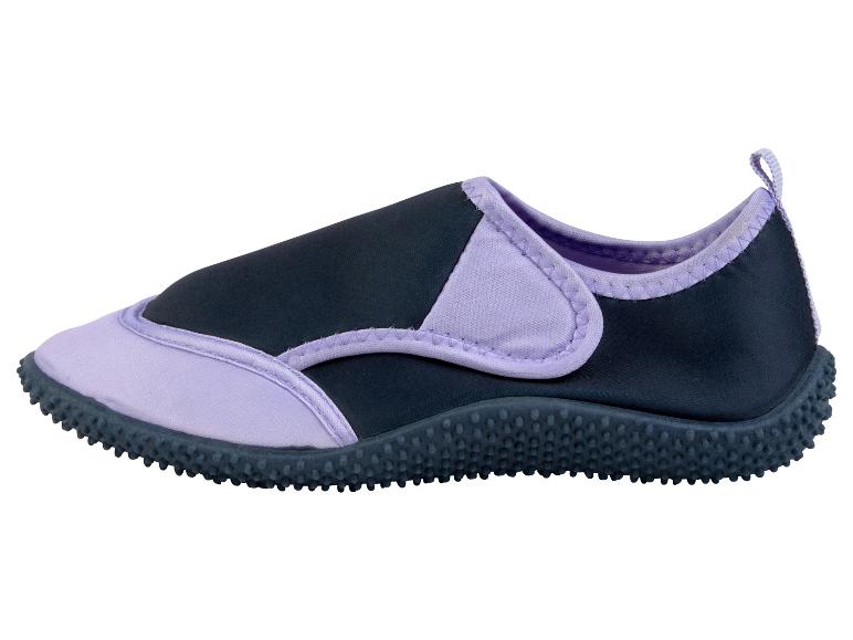 Buty do wody, granatowo-liliowe.
