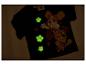 Czarny T-shirt dziecięcy z nadrukiem Psi Patrol i świecącymi łapami
