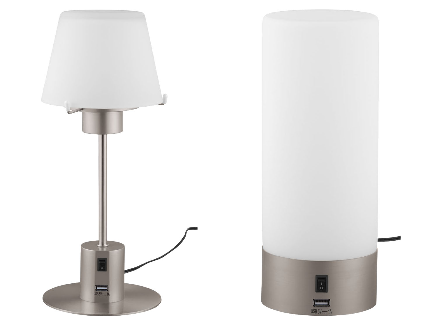 Фото - Настільна лампа Livarno home Lampka stołowa LED z wejściem USB do ładowania 