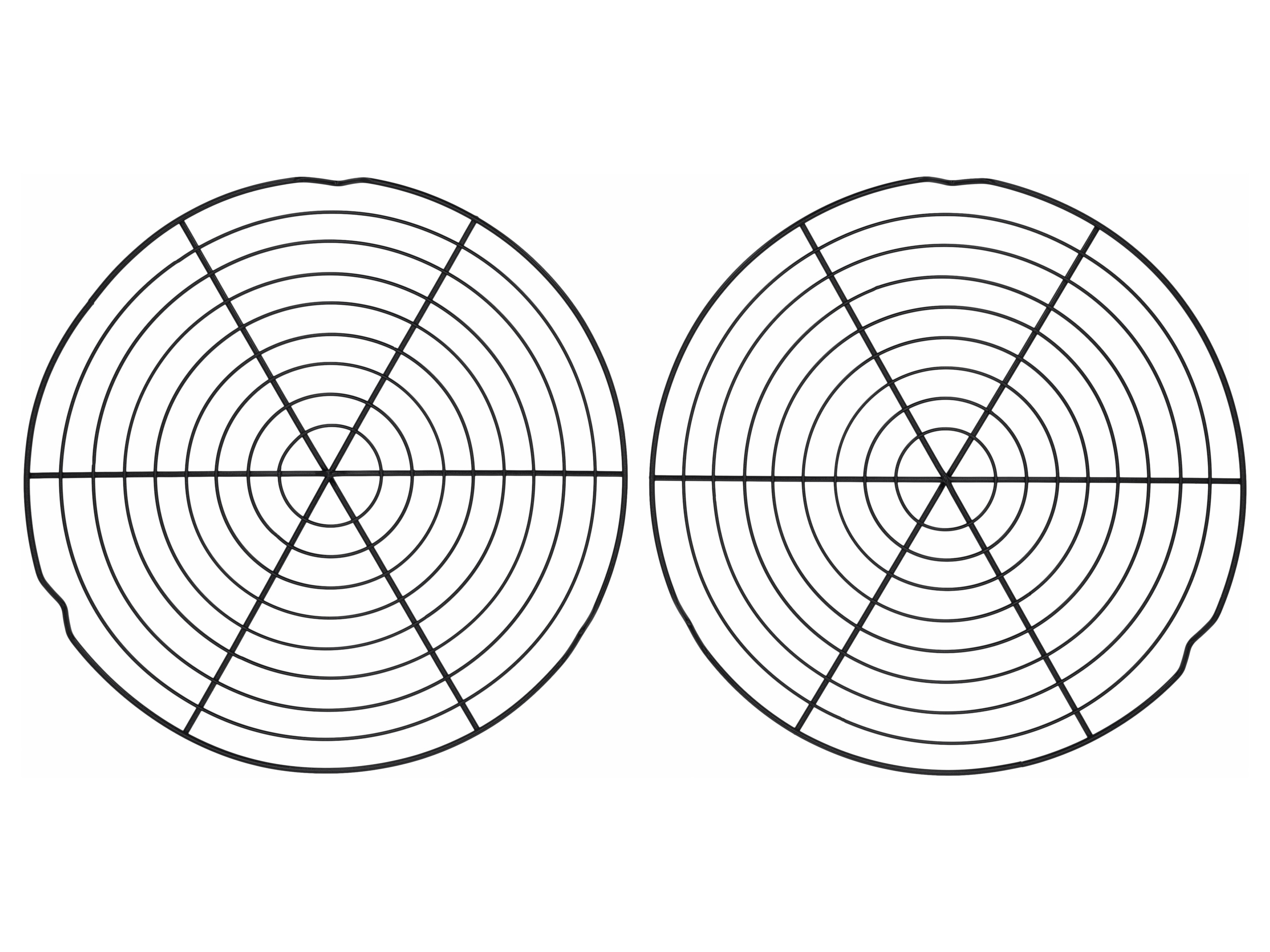 SILVERCREST® Zestaw kratek do pieczenia i studzenia, 2 sztuki (Okrągły)