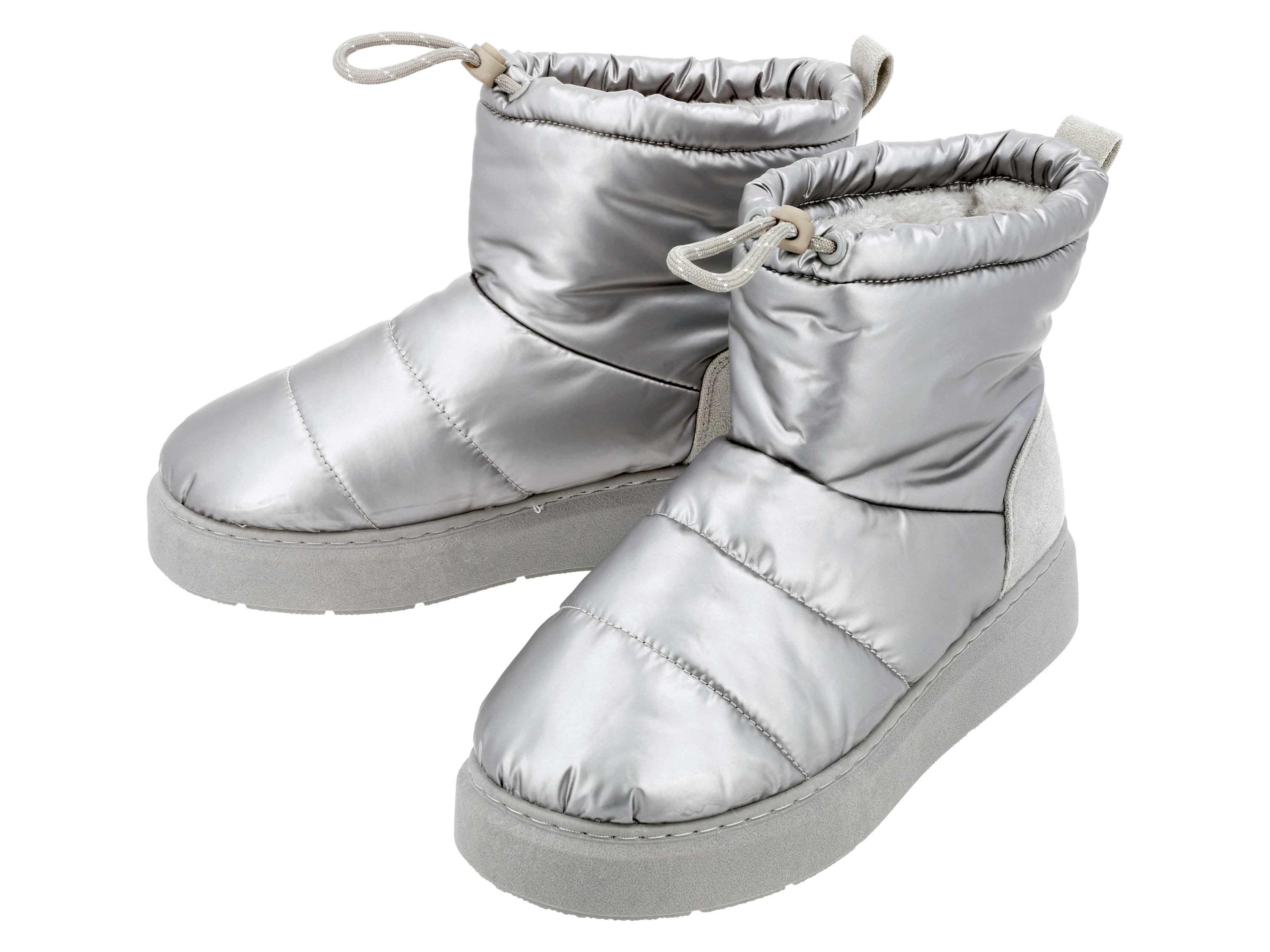 ESMARA® Botki damskie (Srebrny, 41)