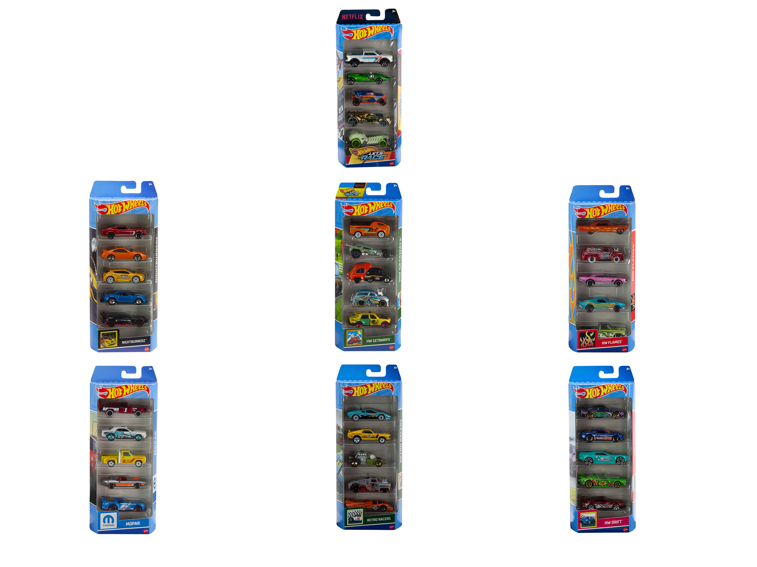 Zestaw 5 samochodzików Hot Wheels®