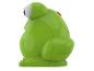Zielona figurka żaby, design dla dzieci.