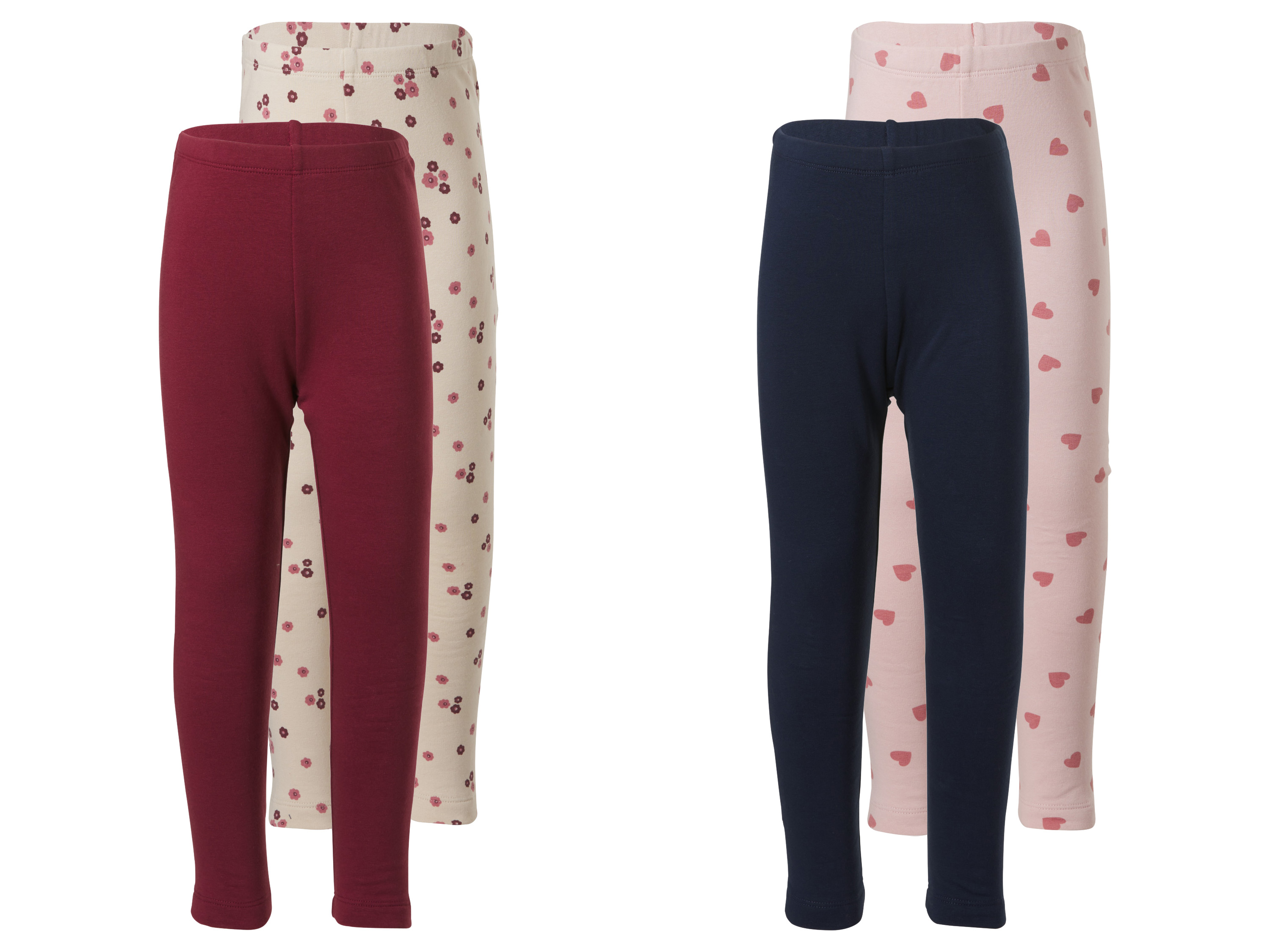 LUPILU® Legginsy termiczne dziecięce, 2 pary