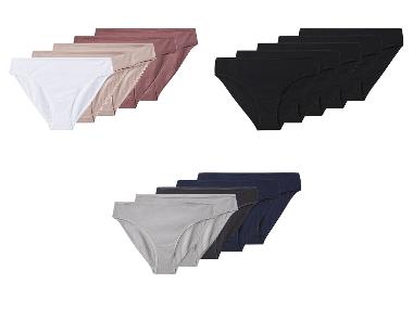 esmara® Majtki slipy damskie z bawełną, 5 par
