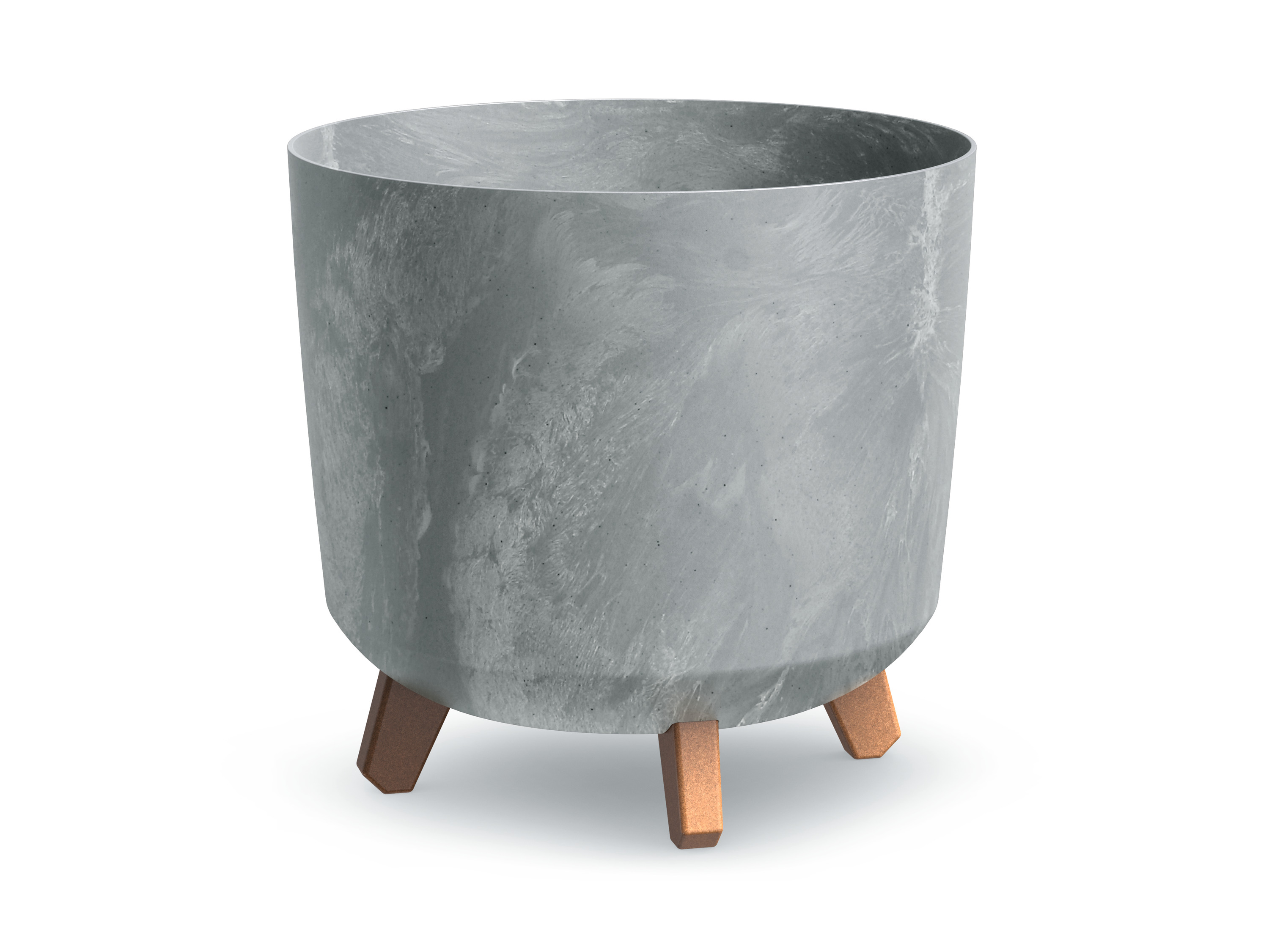 PROSPERPLAST Doniczka »GRACIA TUBUS«, 285x298 mm, efekt betonu. (Beton)