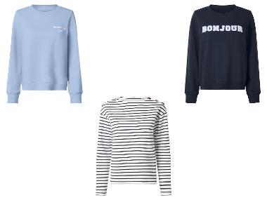 ESMARA® Bluza dresowa damska z bawełną