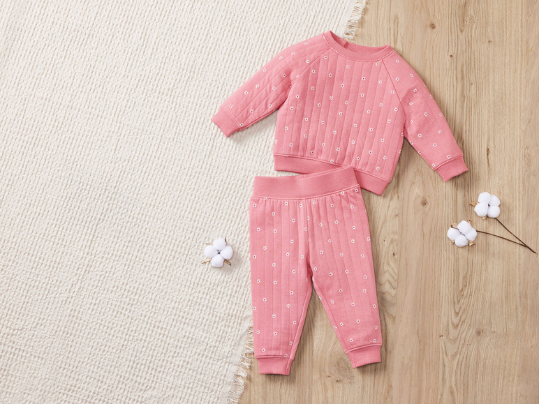 Pełny ekran: lupilu® Dres niemowlęcy, 2-częściowy, o wysokiej zawartości bawełny organicznej - zdjęcie 3