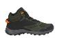Buty trekkingowe, wysokie, czarno-zielone.