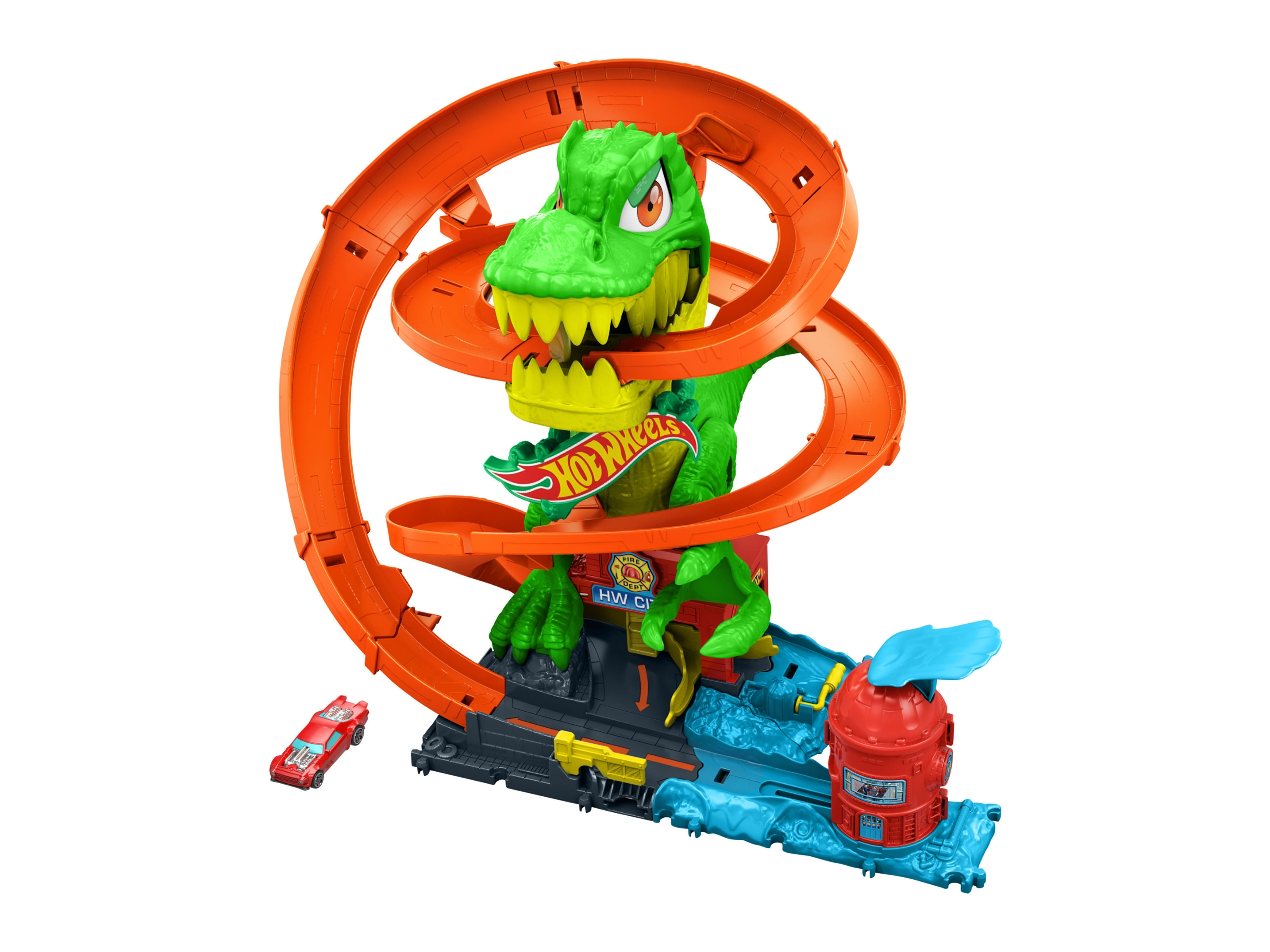 Zestaw Hot Wheels City® (Miejska bitwa T-Rexów)