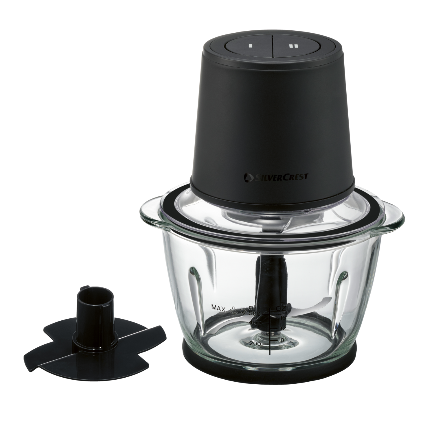 SILVERCREST® Rozdrabniacz wielofunkcyjny SMZE 500 C2, 500 W (Czarny)