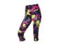 Legginsy sportowe z kolorowym nadrukiem.