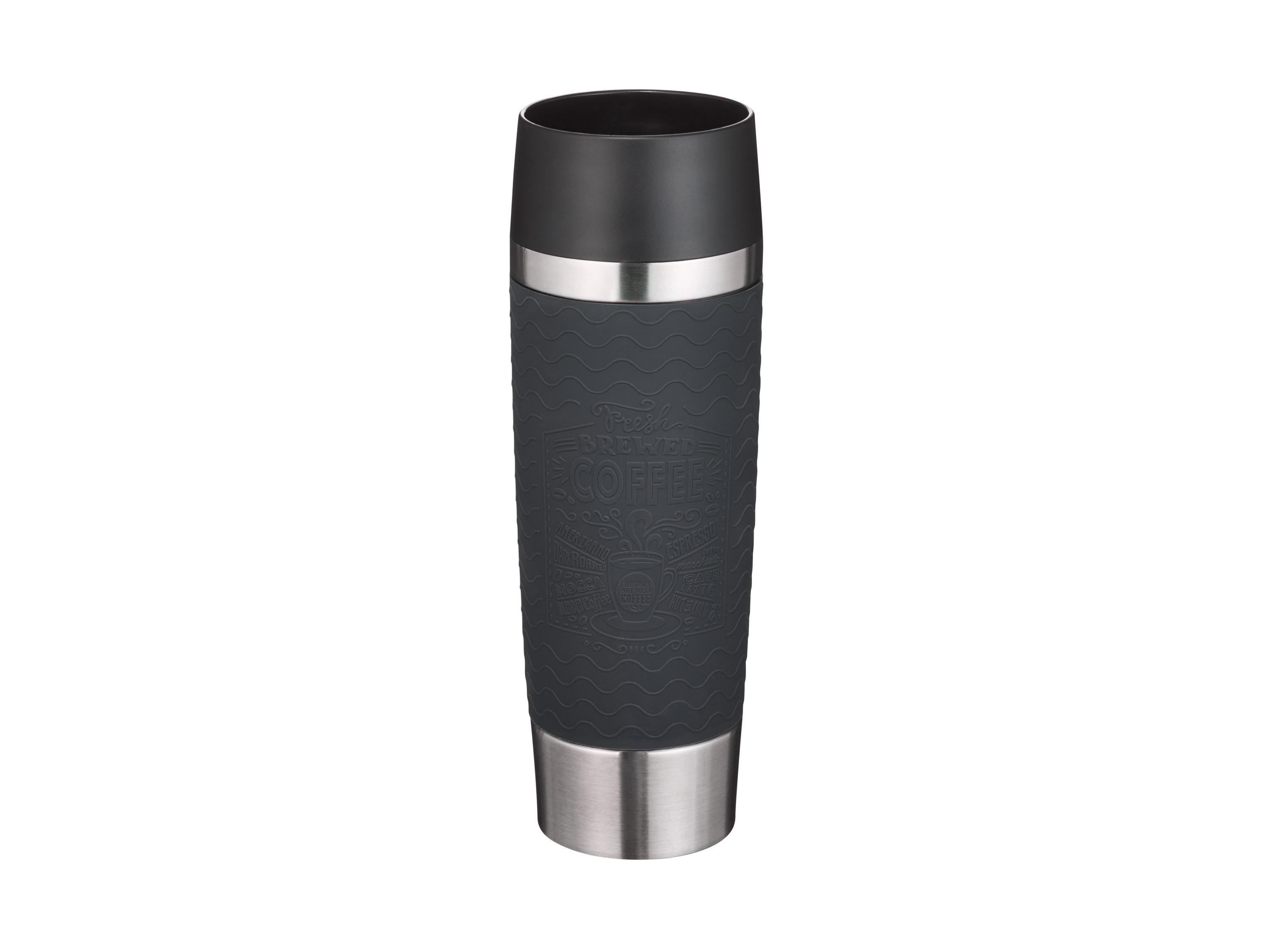Kubek termiczny TRAVEL MUG, 500 ml (ciemnoszary)