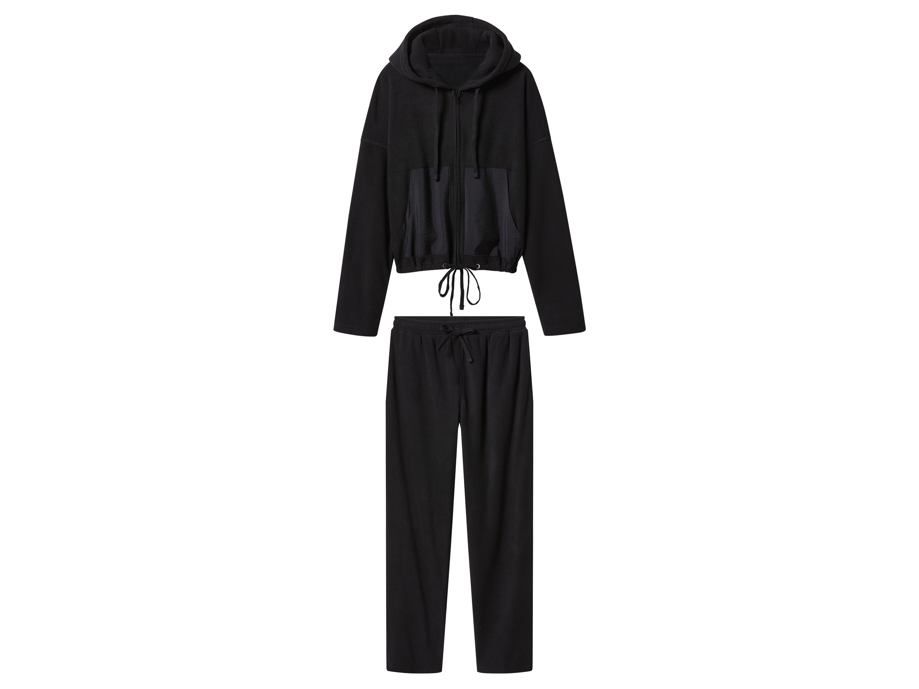 esmara® Dres polarowy damski (Czarny, S (36-38))