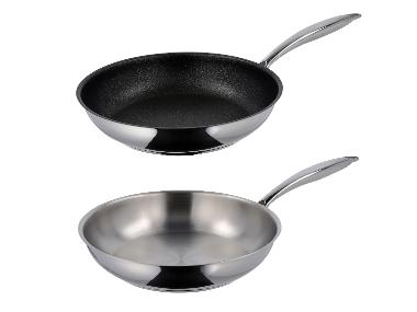 SILVERCREST® Patelnia ze stali szlachetnej, Ø 24 cm