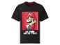 Czarna koszulka z krótkim rękawem z grafiką Mario i napisem „OH YEAH! MARIO TIME!”
