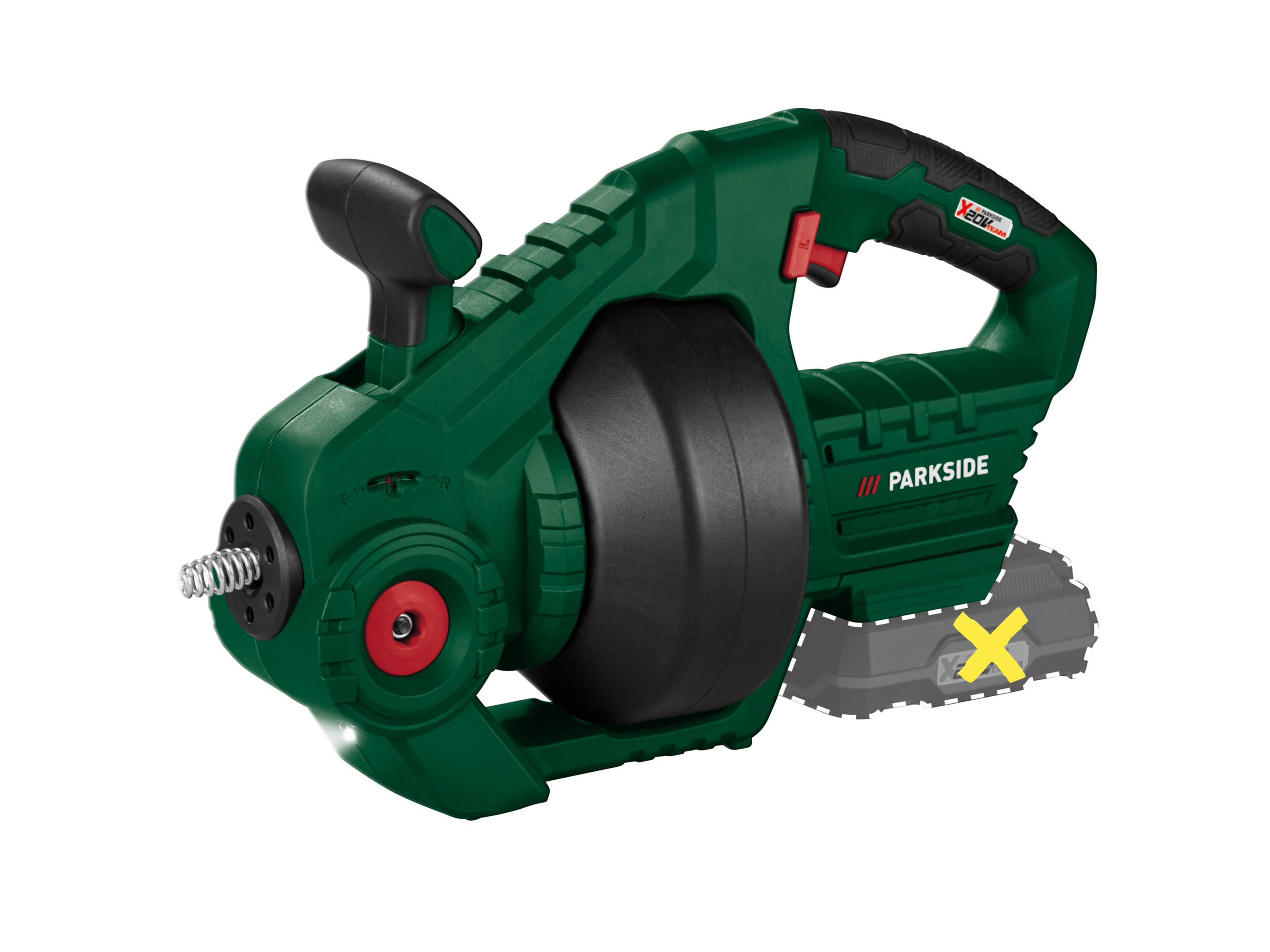 PARKSIDE® Akumulatorowe urządzenie do czyszczenia rur, 20 V, PARRW 20-Li A1 (bez akumulatora i ładowarki)