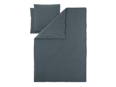 LIVARNO® Zestaw pościeli 160x200 cm z prześcieradłem satynowym z gumką z bawełną i wiskozą bambusową 140-160x200 cm