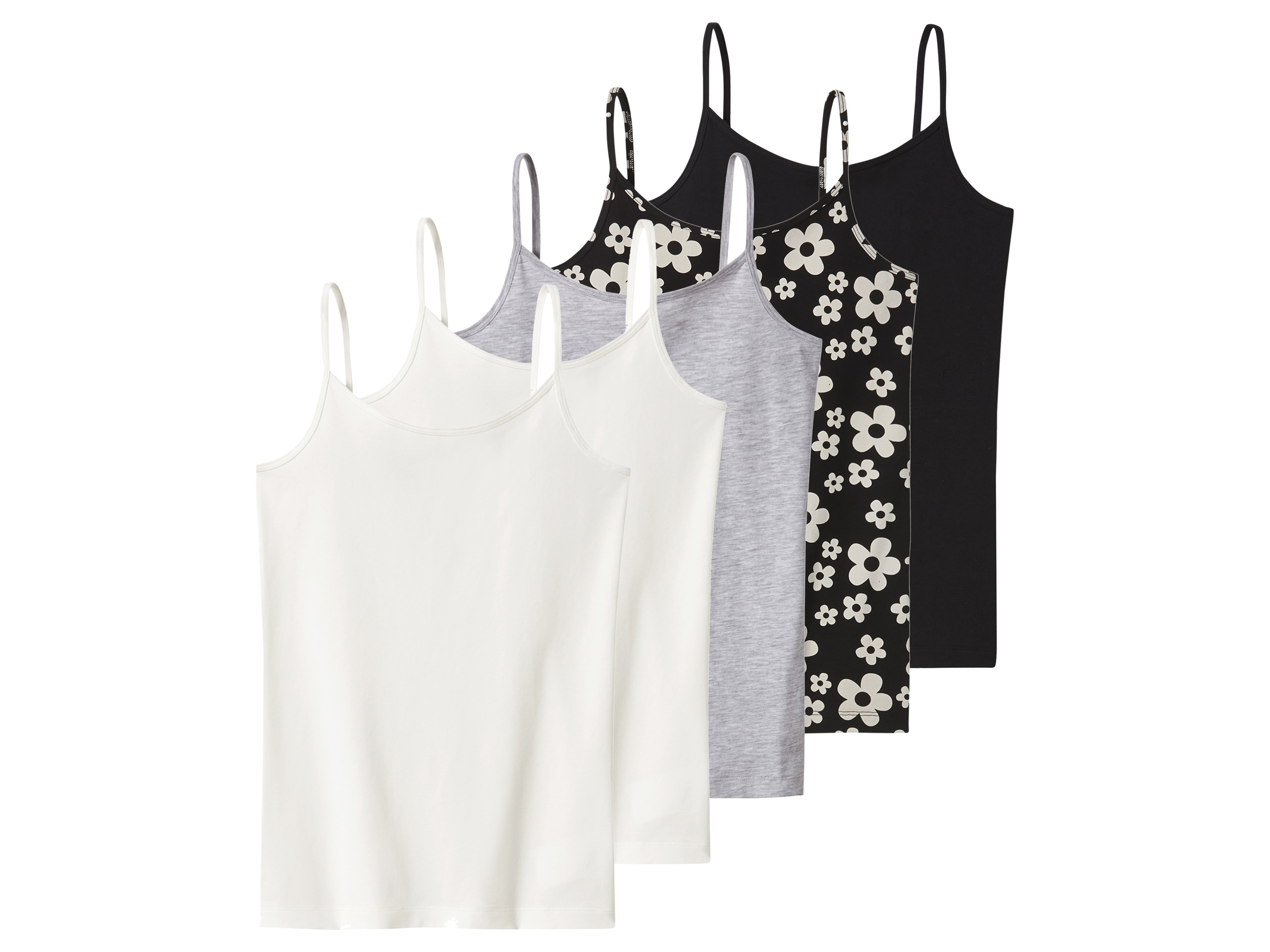 esmara® Podkoszulki dziecięce z bawełbą, 5 sztuk 