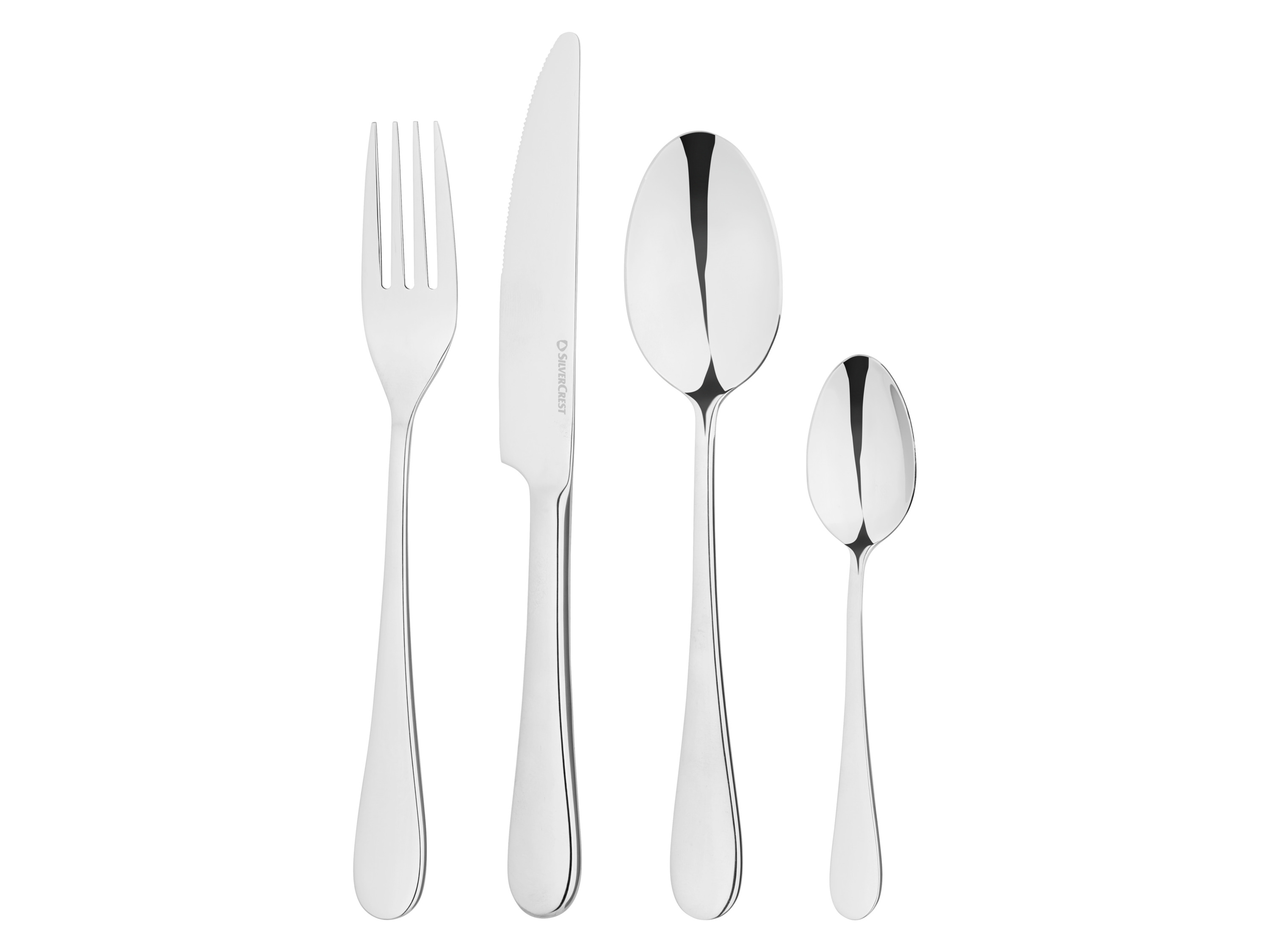 SILVERCREST® Zestaw sztućców ze stali nierdzewnej (Kolory klasyczne)