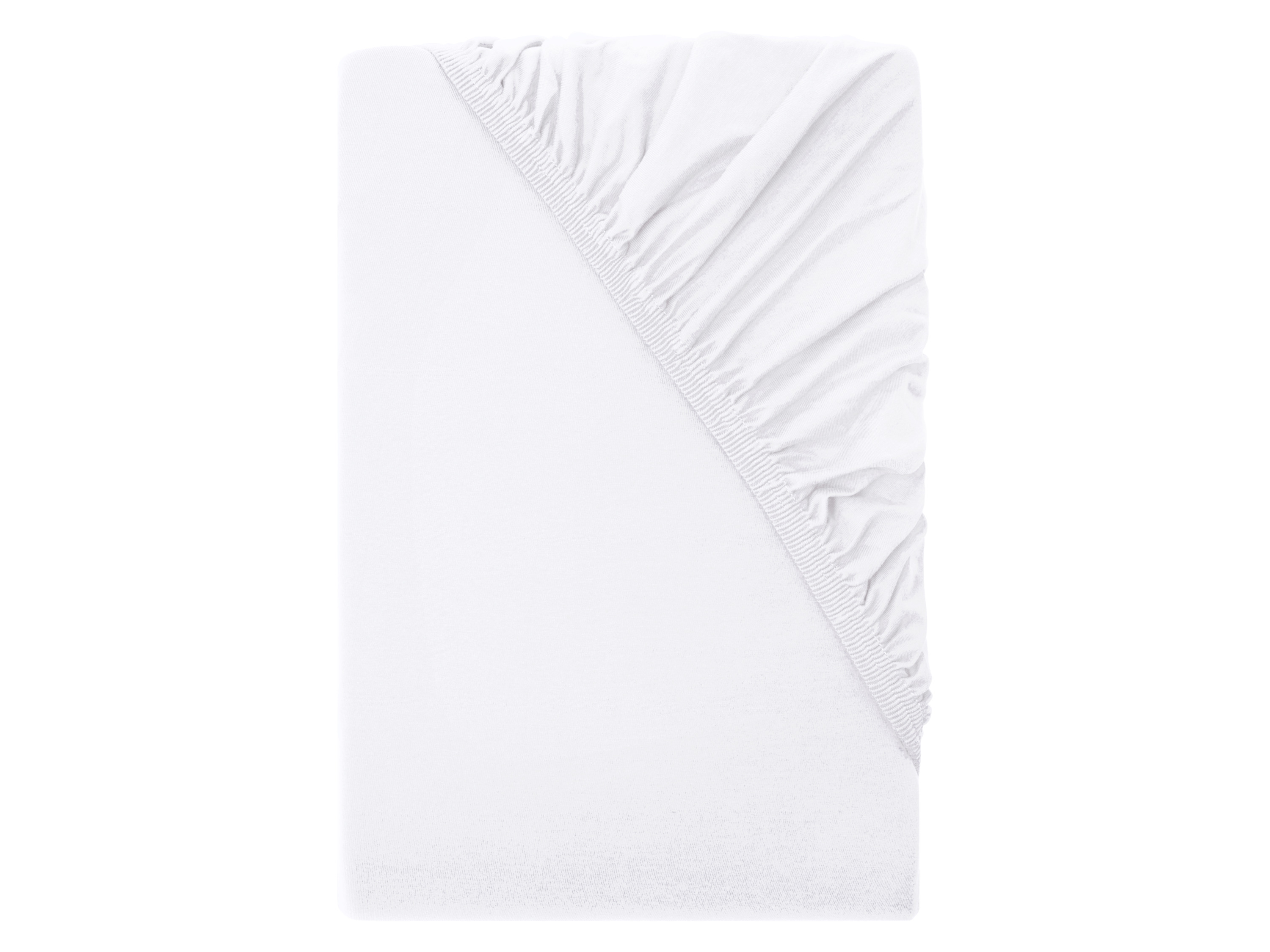 LIVARNO® Prześcieradło z gumką dżersejowe Boxspring, 180-200 x 200 cm (biała)