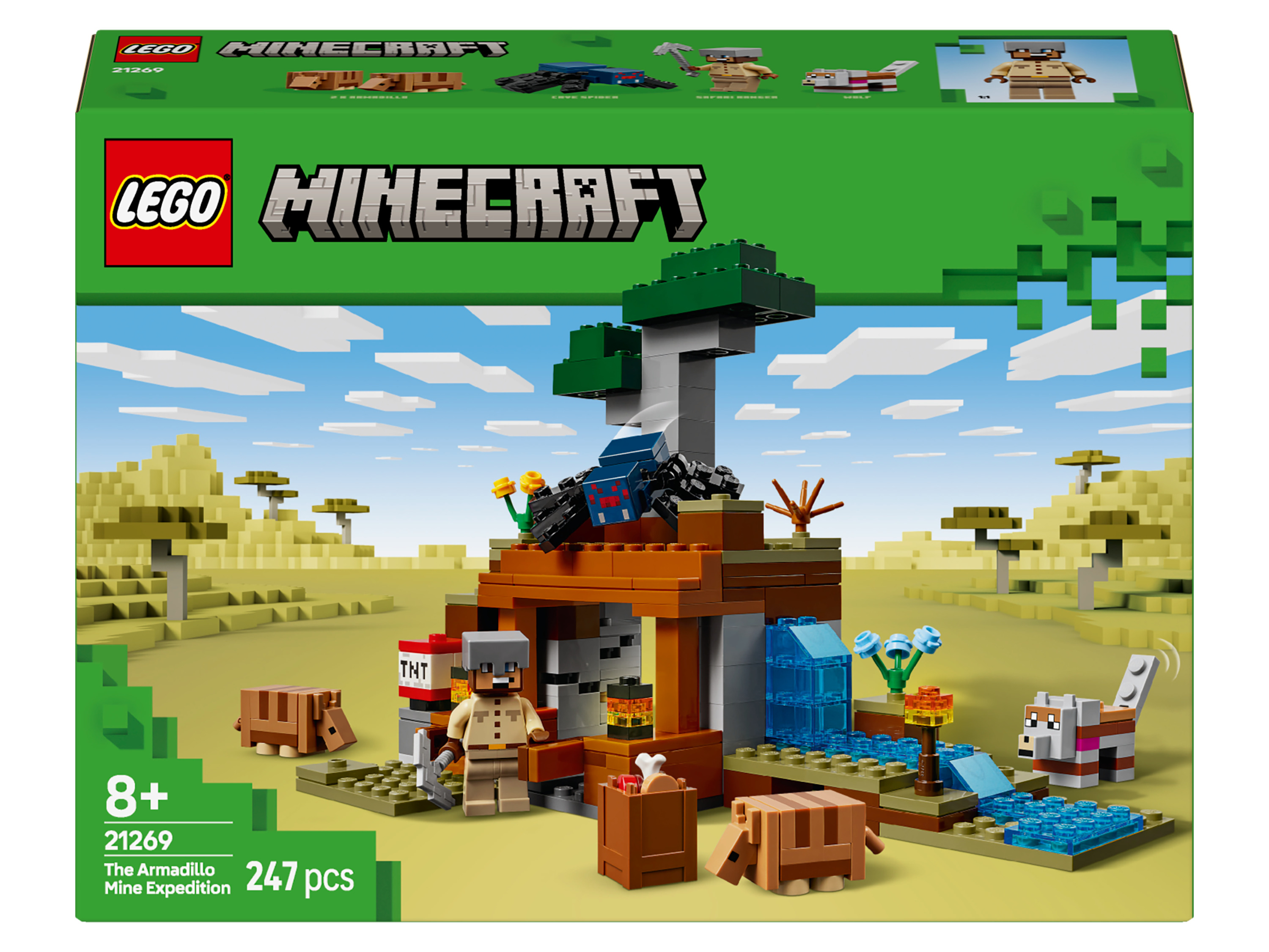 Lego Minecraft Zestaw klocków LEGO® 21269 Ekspedycja do Kopalni Pancernika