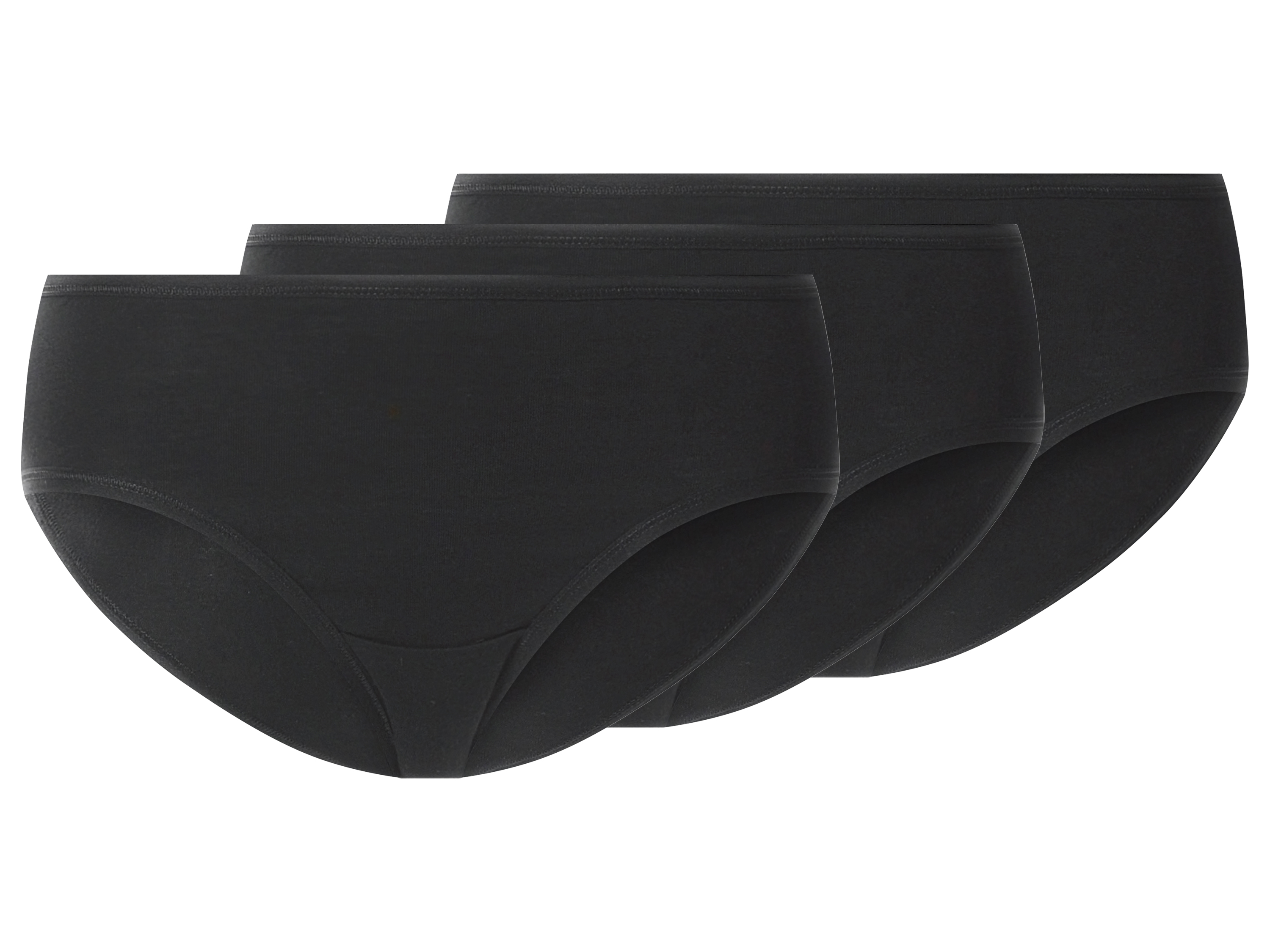 esmara® Majtki hipstery damskie z bawełną, 3 pary 