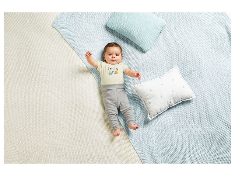 Pełny ekran: lupilu® Komplet niemowlęcy z bawełną organiczną, (2 x body + spodenki), 3 elementy - zdjęcie 4
