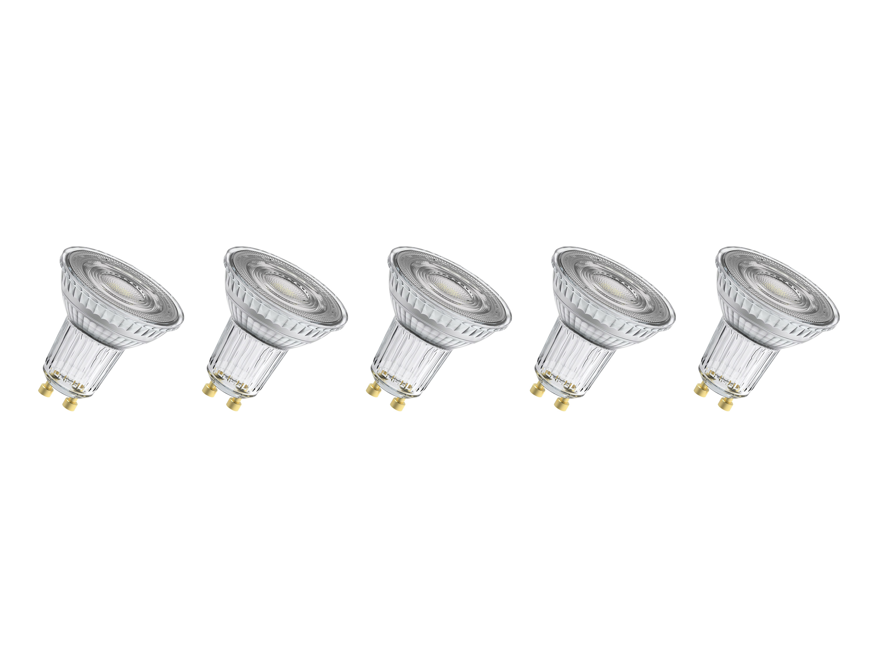 OSRAM Żarówka LED »Base Spot«, 5 sztuk. (PAR16, GU10, przyciemnione, 2700 K, Przejrzysty)