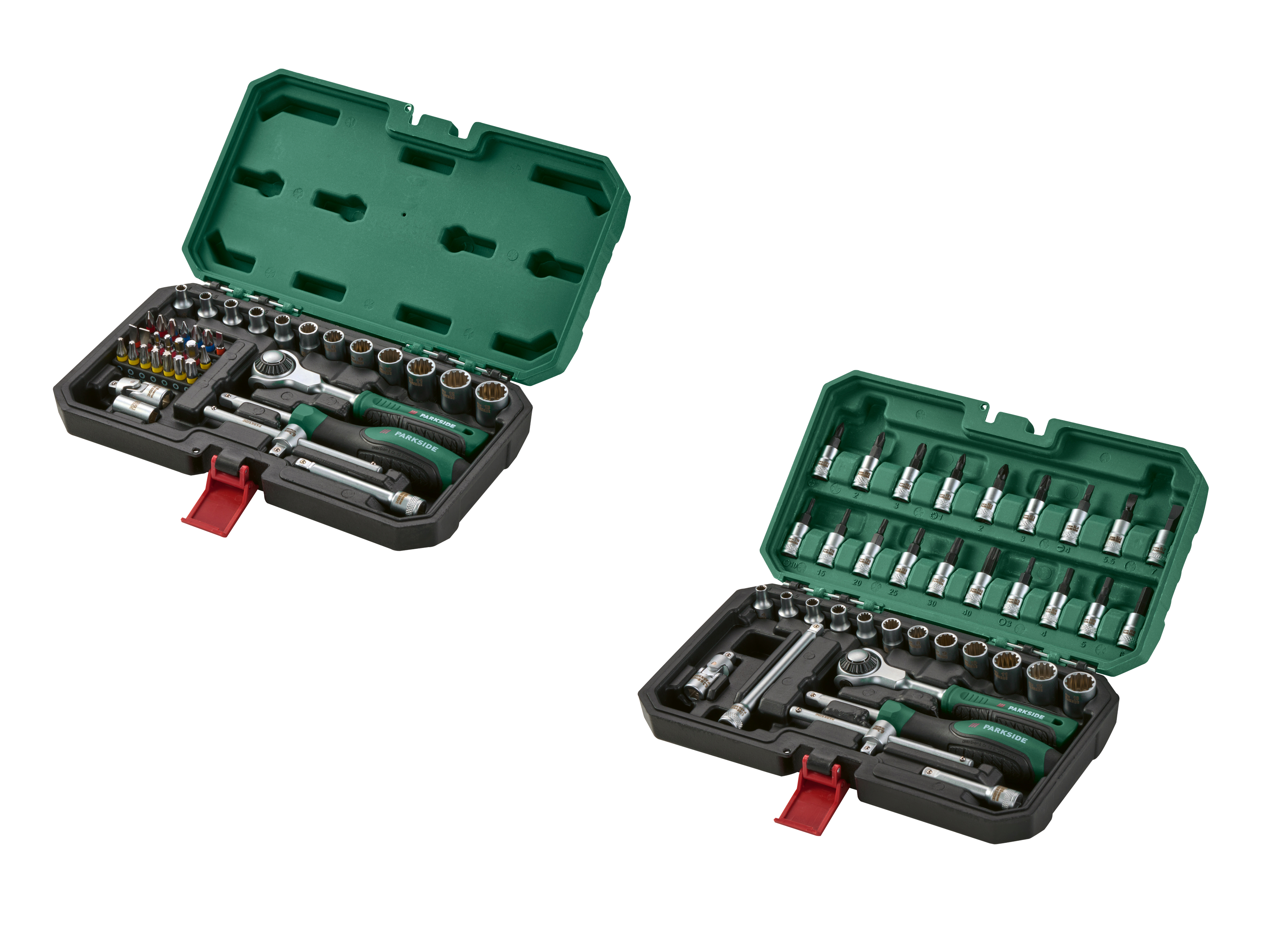 PARKSIDE® Zestaw kluczy nasadowych z grzechotką obrotową 270°
