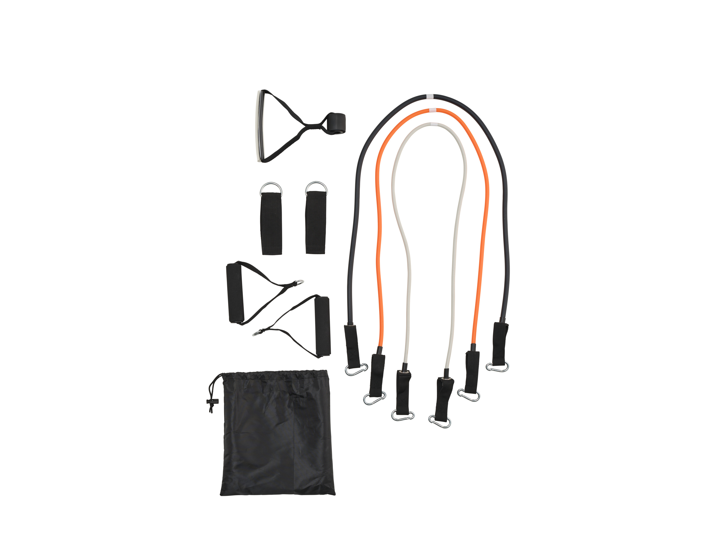 CRIVIT Deska do balansowania / Piłka gimnastyczna / Zestaw taśm fitness (Zestaw 3 taśm fitness)