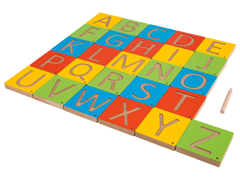 Pełny ekran: Playtive Tablica do pisania i nauki Montessori, z drewna - zdjęcie 7